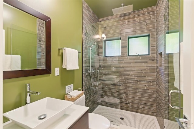 119 Marguerite Ave, Mill Valley, CA 94941 - full bathroom featuring a shower stall, toilet, and vanity