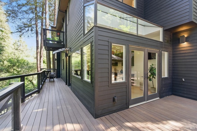 119 Marguerite Ave, Mill Valley, CA 94941 - view of wooden deck