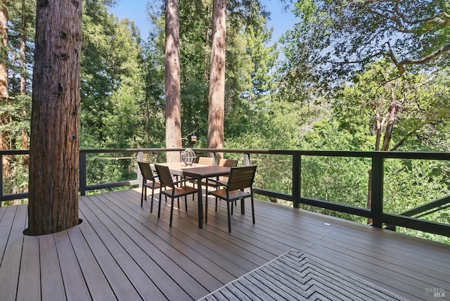 119 Marguerite Ave, Mill Valley, CA 94941 - deck featuring outdoor dining space