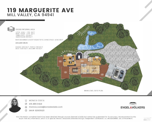 119 Marguerite Ave, Mill Valley, CA 94941 - map / location