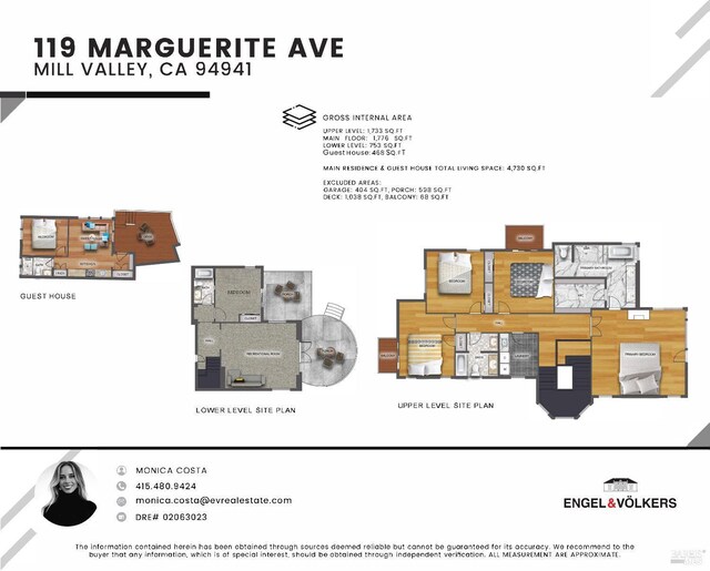 119 Marguerite Ave, Mill Valley, CA 94941 - home floor plan