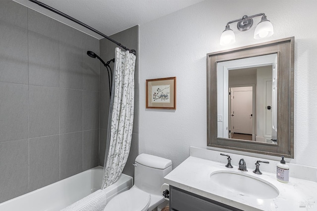 3336 Brittany Cir, Napa, CA 94558 - bathroom with toilet, shower / bath combination with curtain, and vanity