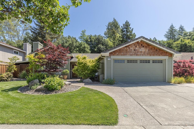 3336 Brittany Cir, Napa, CA 94558 - view of front of house with driveway and a garage