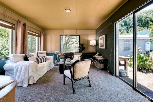 11 Inverness Way S, Inverness, CA 94937 - sunroom / solarium featuring carpet flooring