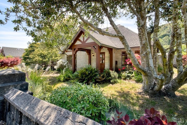 11 Inverness Way S, Inverness, CA 94937 - tudor house with roof with shingles