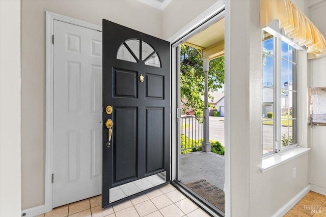 843 Cab Calloway Ct, Windsor, CA 95492 - foyer entrance with light tile patterned floors, healthy amount of natural light, and baseboards