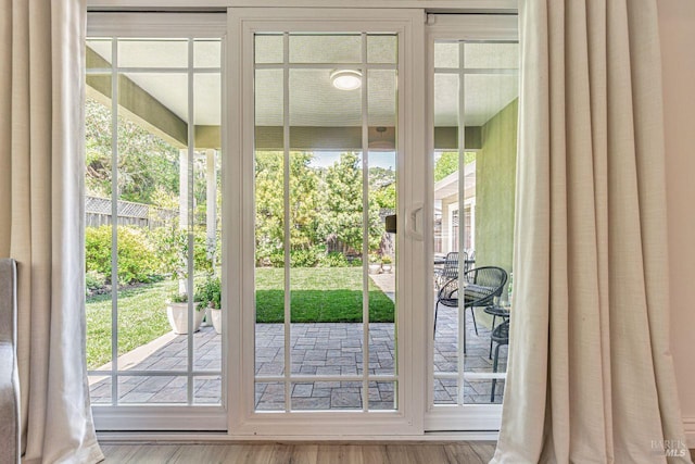 37 Angela Ave, San Anselmo, CA 94960 - doorway with plenty of natural light and wood finished floors