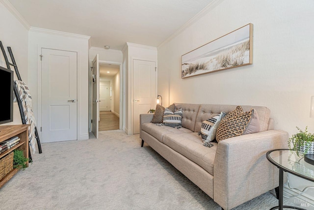 37 Angela Ave, San Anselmo, CA 94960 - living area with ornamental molding and carpet floors