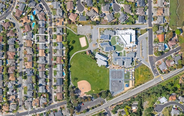40 Staghound Psge, Corte Madera, CA 94925 - aerial view of property and surrounding area featuring nearby suburban area