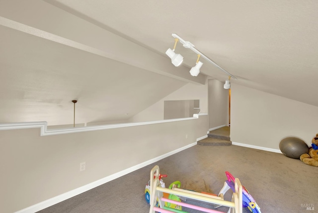 3327 Colonial Ct, Fairfield, CA 94534 - playroom featuring lofted ceiling, carpet flooring, and baseboards