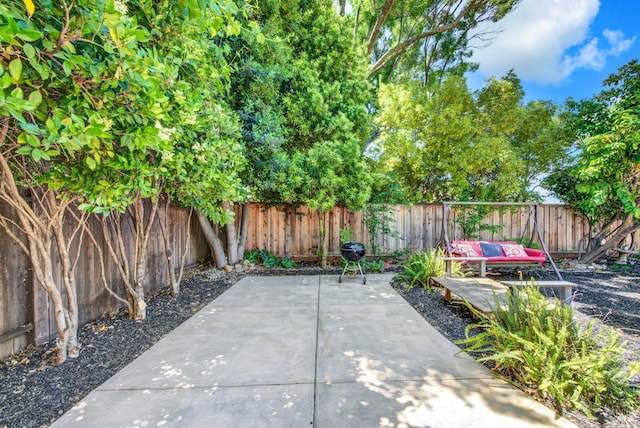 3327 Colonial Ct, Fairfield, CA 94534 - fenced backyard featuring a patio area and an outdoor living space