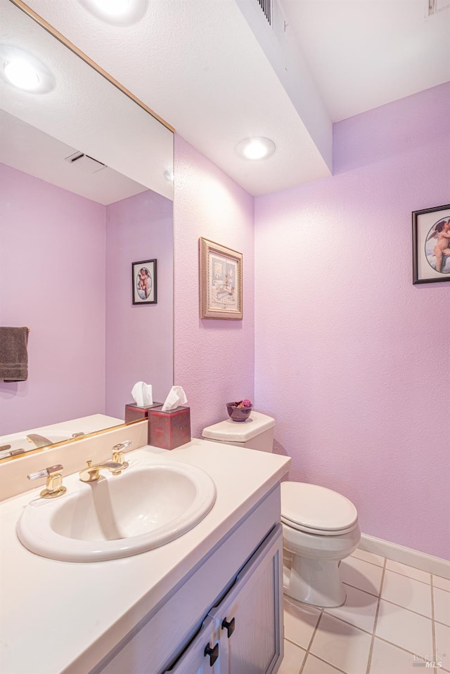 2016 Stonefield Ln, Santa Rosa, CA 95403 - half bath featuring tile patterned floors, vanity, and toilet