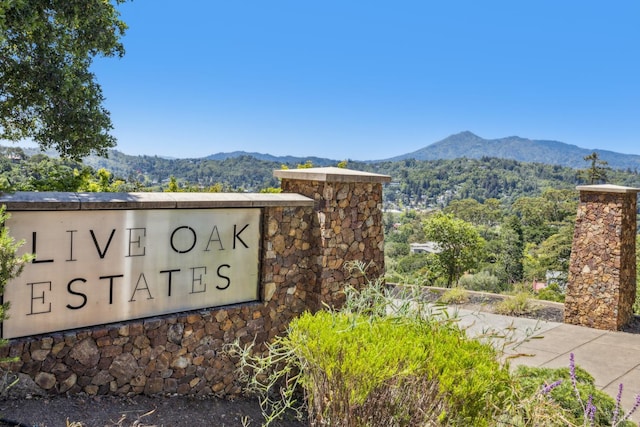 6 Live Oak Way, San Rafael, CA 94901 - community sign featuring a mountain view