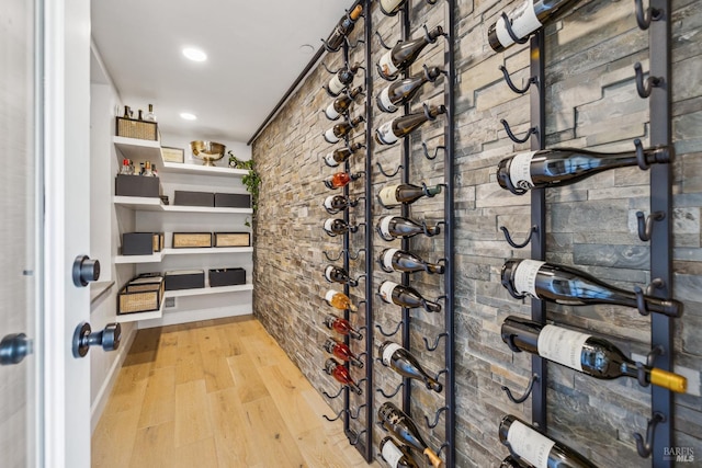 6 Live Oak Way, San Rafael, CA 94901 - wine cellar featuring light wood-style floors and recessed lighting