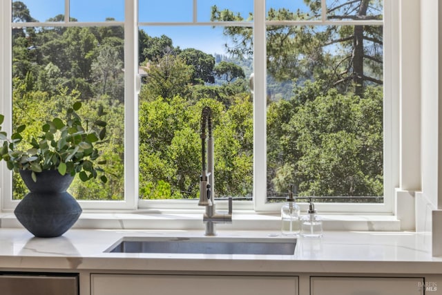 6 Live Oak Way, San Rafael, CA 94901 - kitchen view of a sink and light countertops