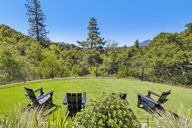 6 Live Oak Way, San Rafael, CA 94901 - view of yard featuring a wooded view
