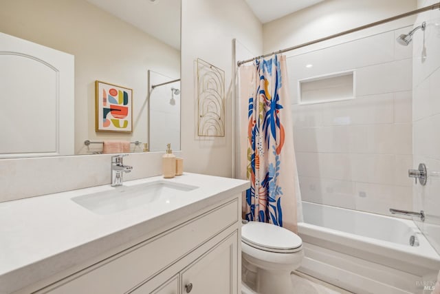 6 Live Oak Way, San Rafael, CA 94901 - bathroom featuring shower / bath combo with shower curtain, toilet, and vanity