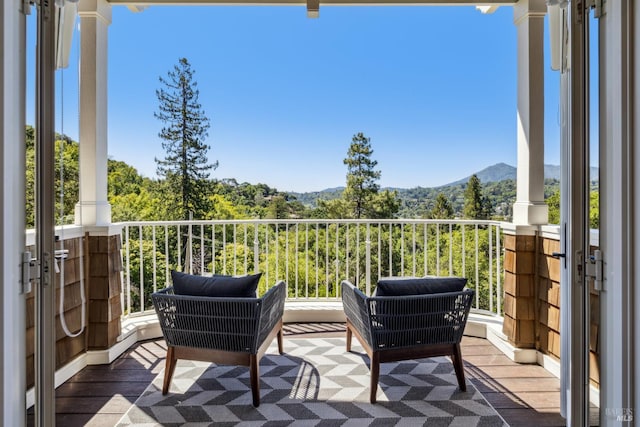 6 Live Oak Way, San Rafael, CA 94901 - balcony with a mountain view