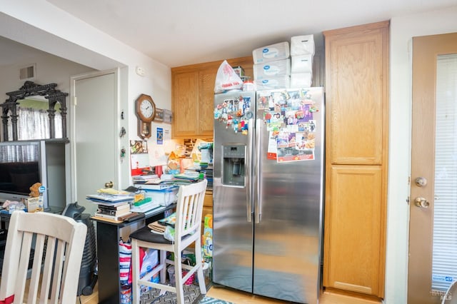 710 Daniels Ave, Vallejo, CA 94590 - kitchen with stainless steel refrigerator with ice dispenser