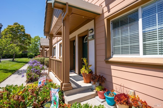 710 Daniels Ave, Vallejo, CA 94590 - view of side of home featuring covered porch
