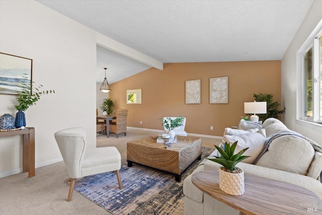 1503 Galaxy Ct, Rohnert Park, CA 94928 - carpeted living area featuring baseboards and a textured ceiling