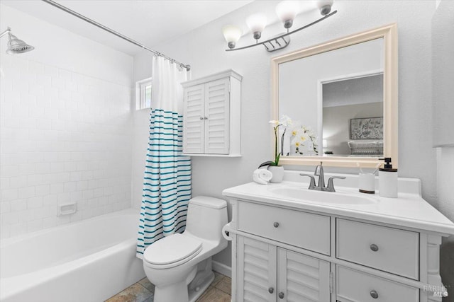 1503 Galaxy Ct, Rohnert Park, CA 94928 - bathroom featuring toilet, vanity, and shower / bath combo