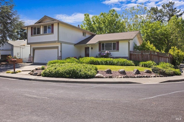 1503 Galaxy Ct, Rohnert Park, CA 94928 - view of front of home with a garage and driveway