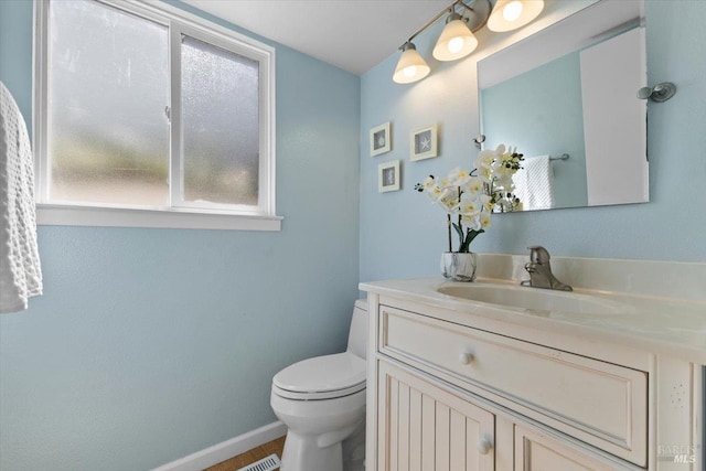 1503 Galaxy Ct, Rohnert Park, CA 94928 - bathroom featuring vanity, toilet, and baseboards