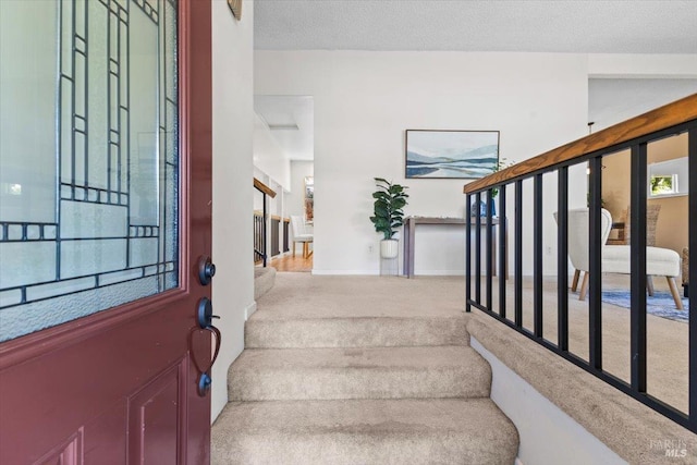 1503 Galaxy Ct, Rohnert Park, CA 94928 - entrance foyer featuring stairway and carpet flooring