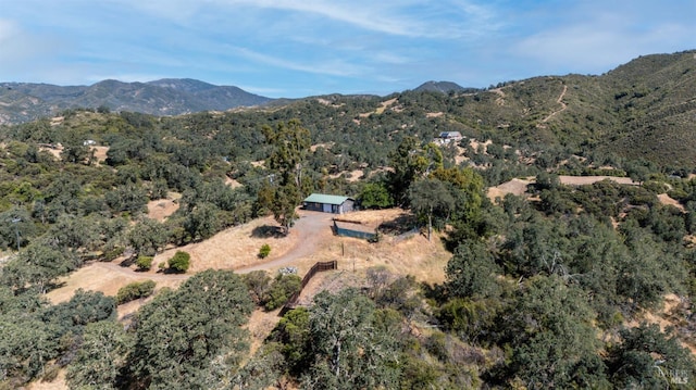 2840 Pear View Rd, Lakeport, CA 95453 - aerial view of property's location featuring a mountain backdrop