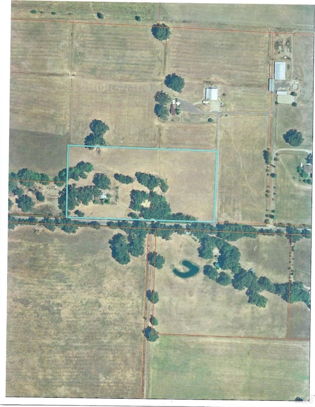 25500 Fairbanks Ln, Covelo, CA 95428 - aerial map of property and surrounding area with property parcel outlined