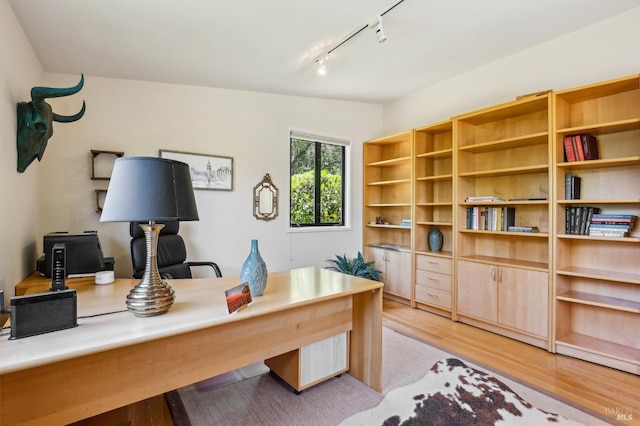 225 Van Winkle Dr, San Anselmo, CA 94960 - home office with track lighting and light wood finished floors