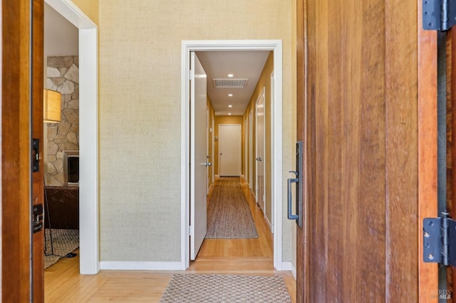 225 Van Winkle Dr, San Anselmo, CA 94960 - corridor featuring light wood-type flooring and baseboards