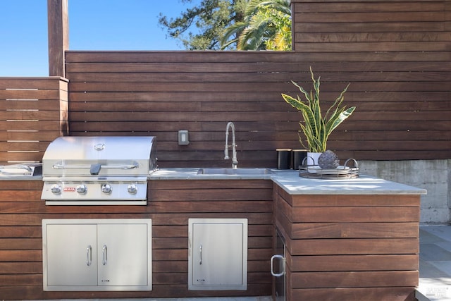 55 Durham Rd, San Anselmo, CA 94960 - view of patio with a sink