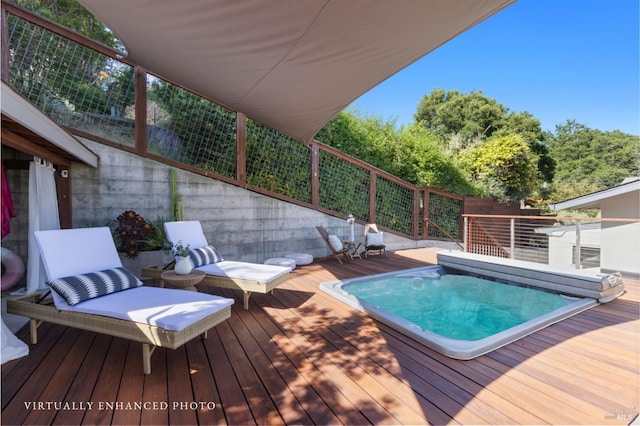 55 Durham Rd, San Anselmo, CA 94960 - view of pool featuring a deck