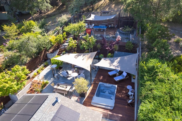55 Durham Rd, San Anselmo, CA 94960 - aerial view