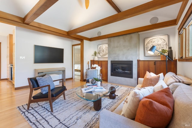 55 Durham Rd, San Anselmo, CA 94960 - living area featuring a large fireplace and wood finished floors