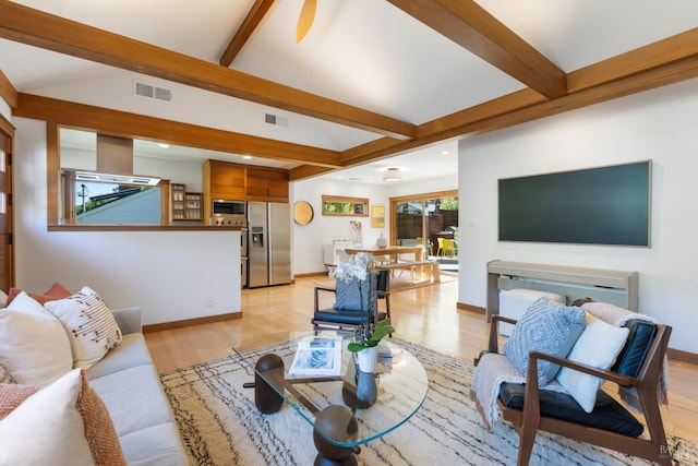 55 Durham Rd, San Anselmo, CA 94960 - living room featuring light wood finished floors, recessed lighting, and baseboards