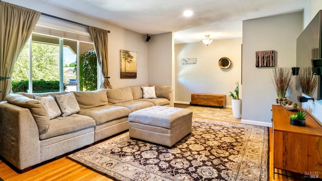 1523 Bruce Ct, Santa Rosa, CA 95401 - living area with baseboards and recessed lighting