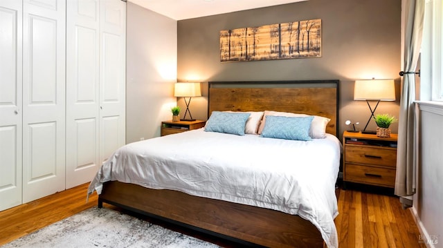 1523 Bruce Ct, Santa Rosa, CA 95401 - bedroom with wood finished floors and a closet