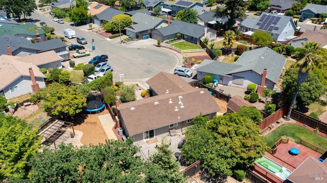 1523 Bruce Ct, Santa Rosa, CA 95401 - aerial view of residential area