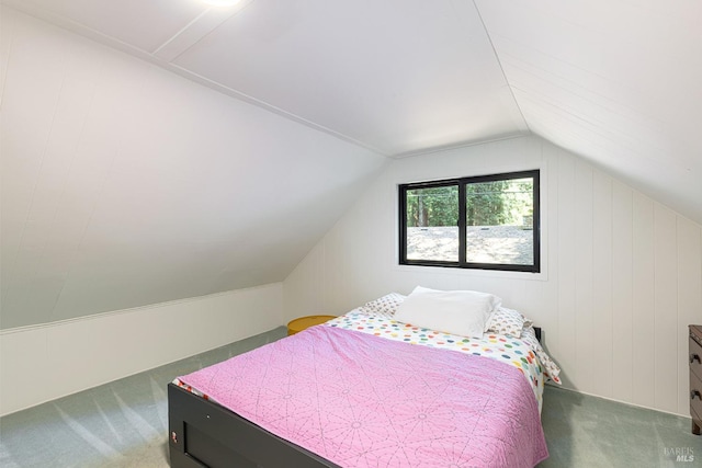 4011 Mill Creek Rd, Healdsburg, CA 95448 - bedroom featuring carpet flooring and lofted ceiling
