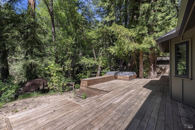 4011 Mill Creek Rd, Healdsburg, CA 95448 - view of wooden terrace