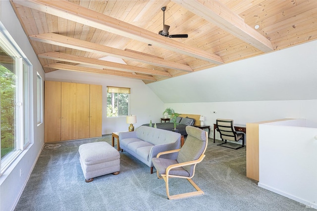 4011 Mill Creek Rd, Healdsburg, CA 95448 - carpeted bedroom featuring wooden ceiling