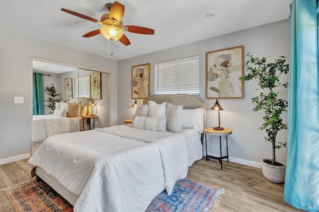 1753 15th St, San Pablo, CA 94806 - bedroom featuring light wood finished floors, baseboards, and ceiling fan