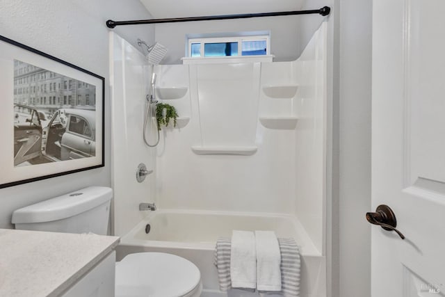 1753 15th St, San Pablo, CA 94806 - full bath featuring toilet, vanity, and bathtub / shower combination