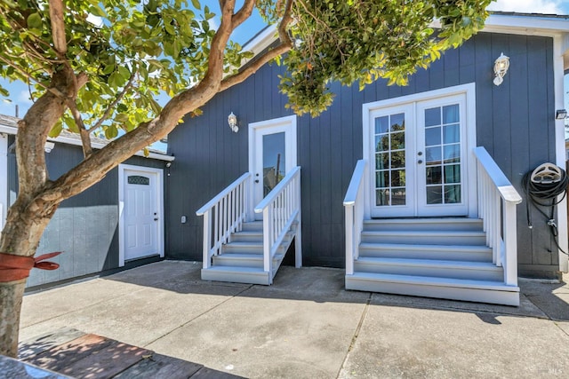 1753 15th St, San Pablo, CA 94806 - property entrance featuring french doors and a patio area