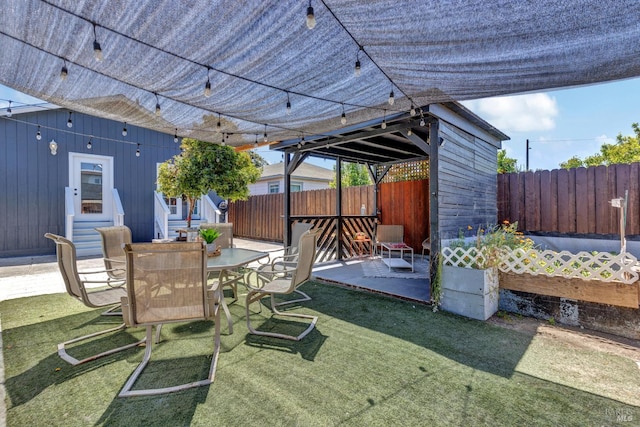 1753 15th St, San Pablo, CA 94806 - view of patio featuring outdoor dining space