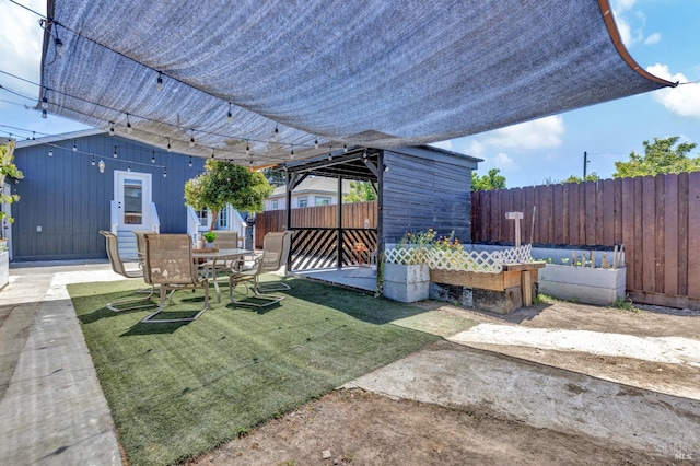1753 15th St, San Pablo, CA 94806 - view of yard featuring a patio and outdoor dining area