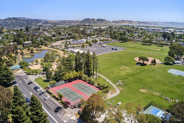 40 Redwood Ave, Corte Madera, CA 94925 - bird's eye view of a water and mountain view